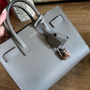 Saint Laurent Nano bag in Grained Leather